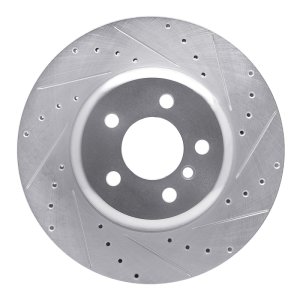 BMW 230I xDrive Brake Rotor (1) - Rear Right - R1 Concepts - Drilled & Slotted - Silver - `13-`21 BMW 230I xDrive Brake Rotor (1) - Rear Right - R1 Concepts - Drilled & Slotted - Silver - `13-`21